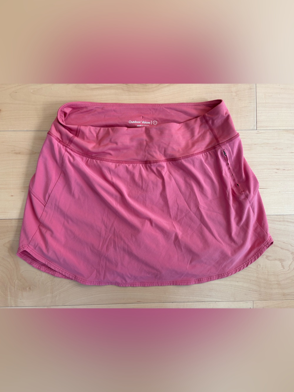 Pink Outdoor Voices Hudson skort